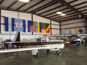 Complex airplane for training borrowed from AWA